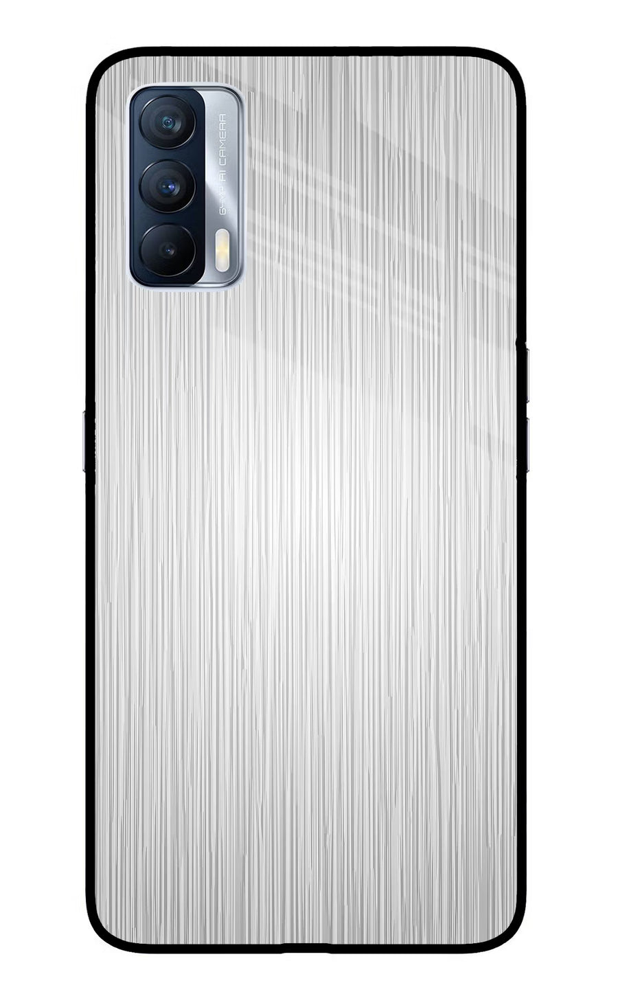 Wooden Grey Texture Realme X7 Back Cover, Glass case