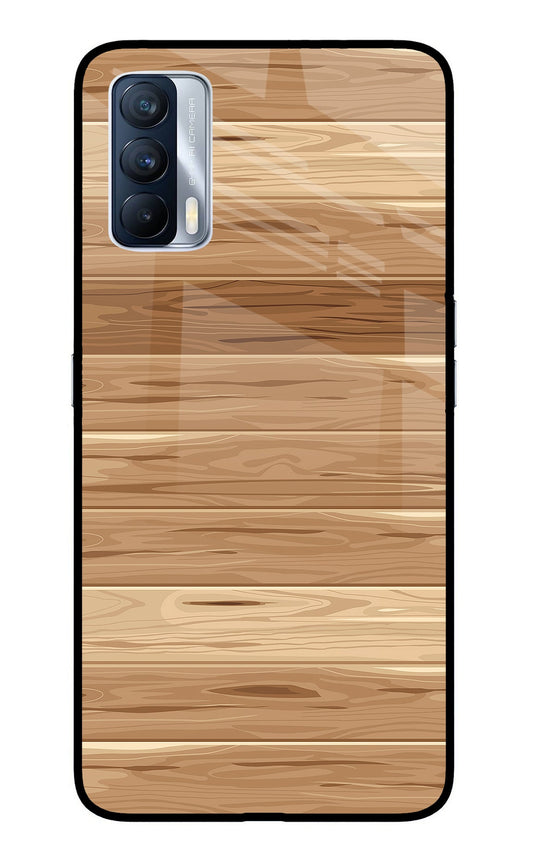 Wooden Vector Realme X7 Glass Case