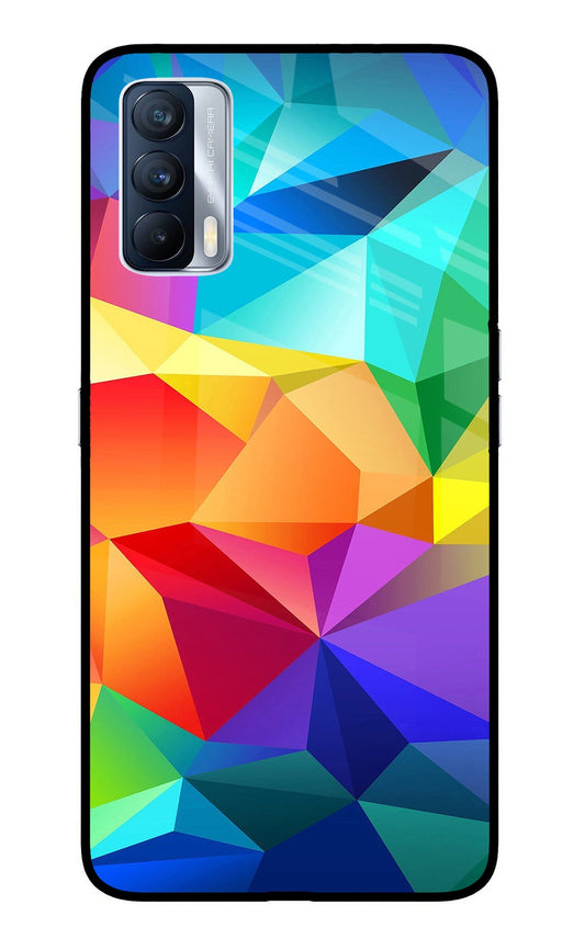Abstract Pattern Realme X7 Glass Case