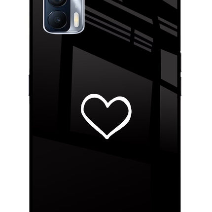 Heart Realme X7 Glass Case Back Cover by Casekaro