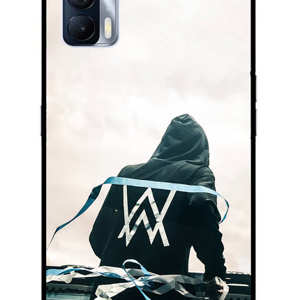 Alan Walker Realme X7 Glass Case Back Cover by Casekaro