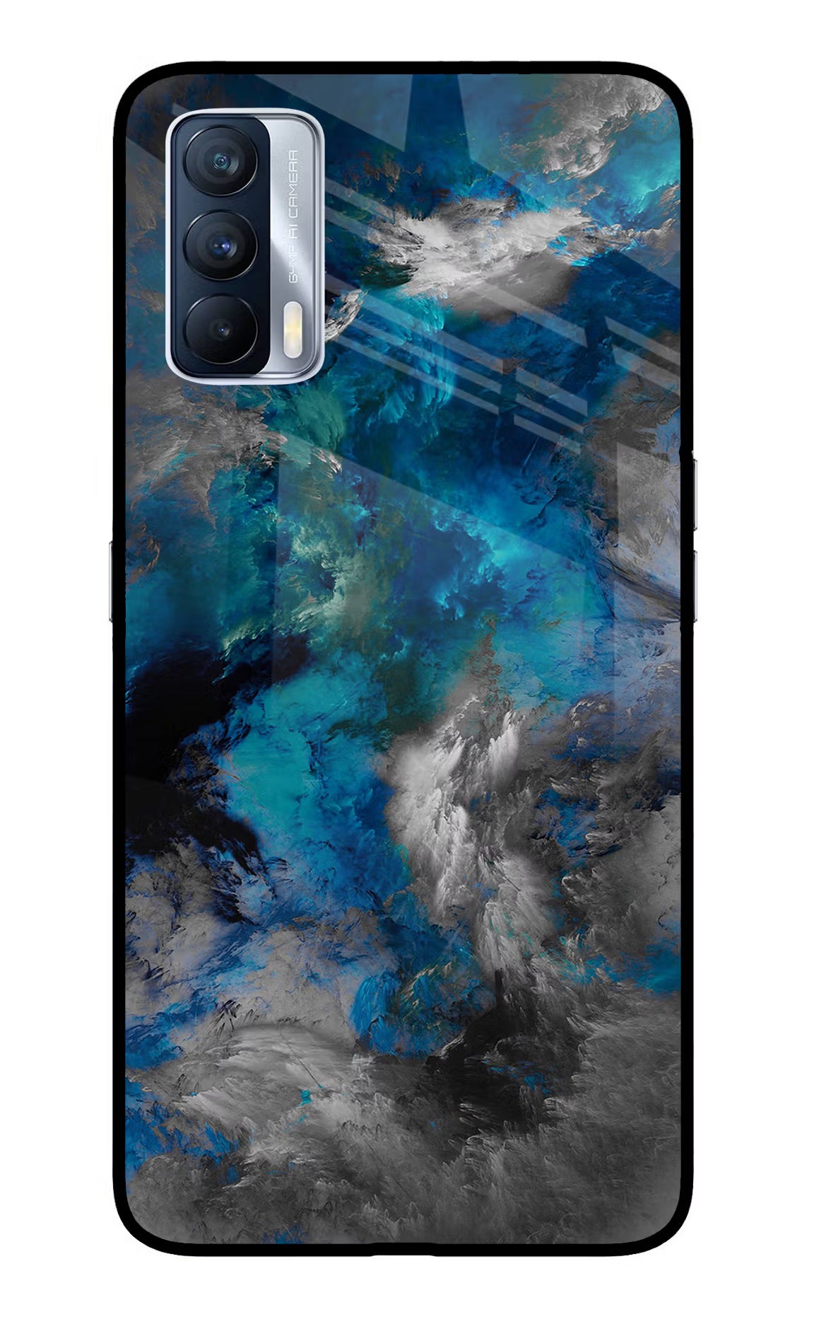 Artwork Realme X7 Glass Case Back Cover by Casekaro