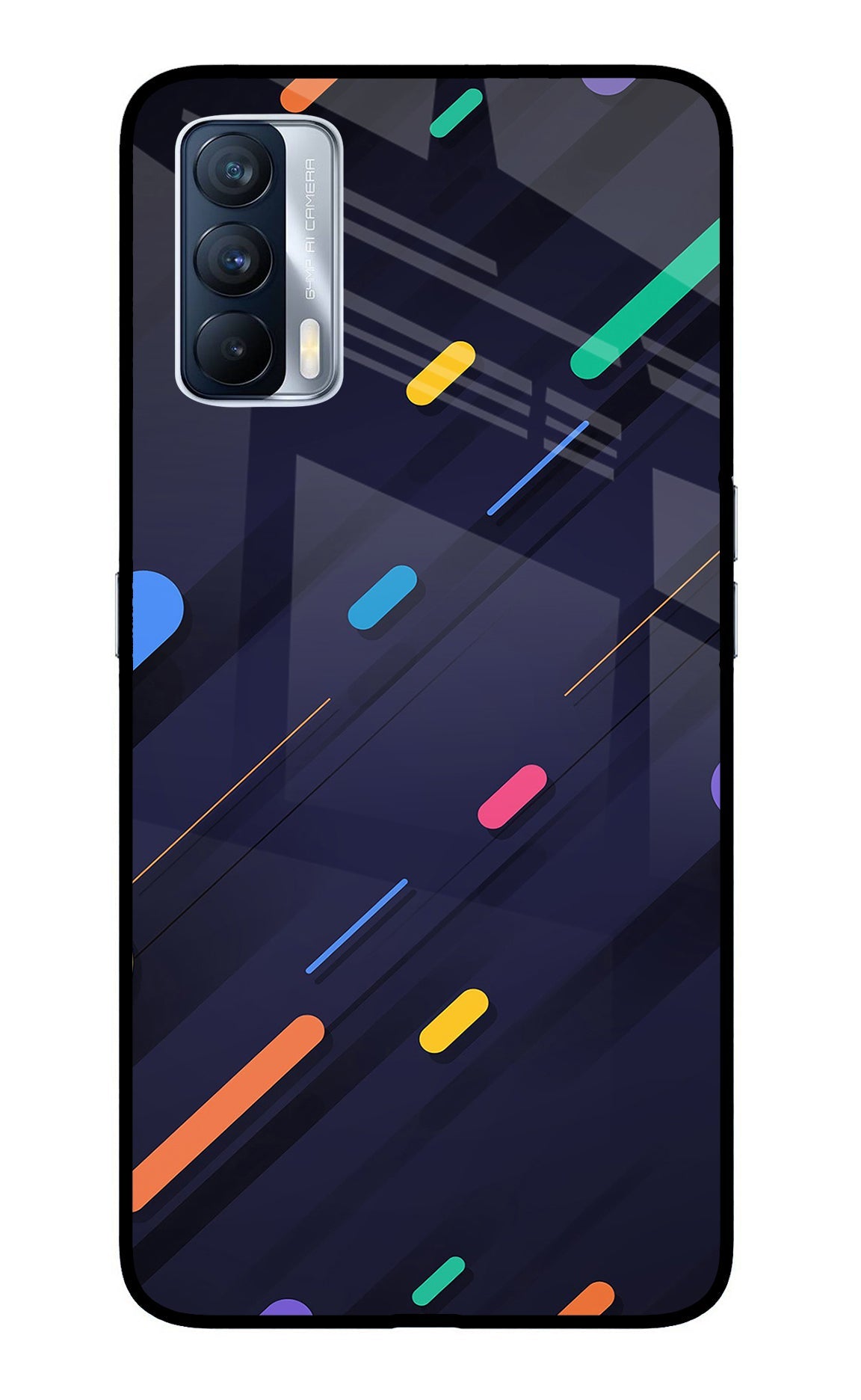 Abstract Design Realme X7 Back Cover