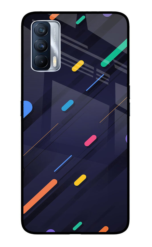 Abstract Design Realme X7 Glass Case