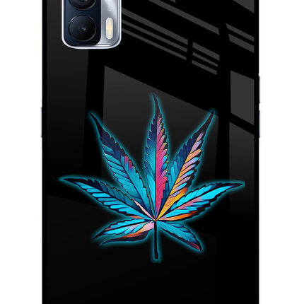 Weed Realme X7 Glass Case Back Cover by Casekaro