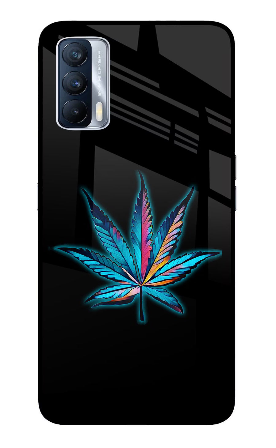 Weed Realme X7 Back Cover, Glass case