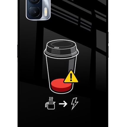 Coffee Realme X7 Glass Case Back Cover by Casekaro