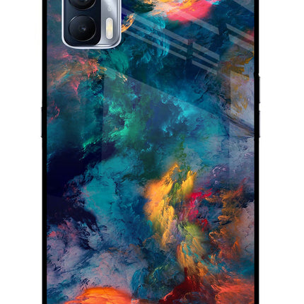 Artwork Paint Realme X7 Glass Case