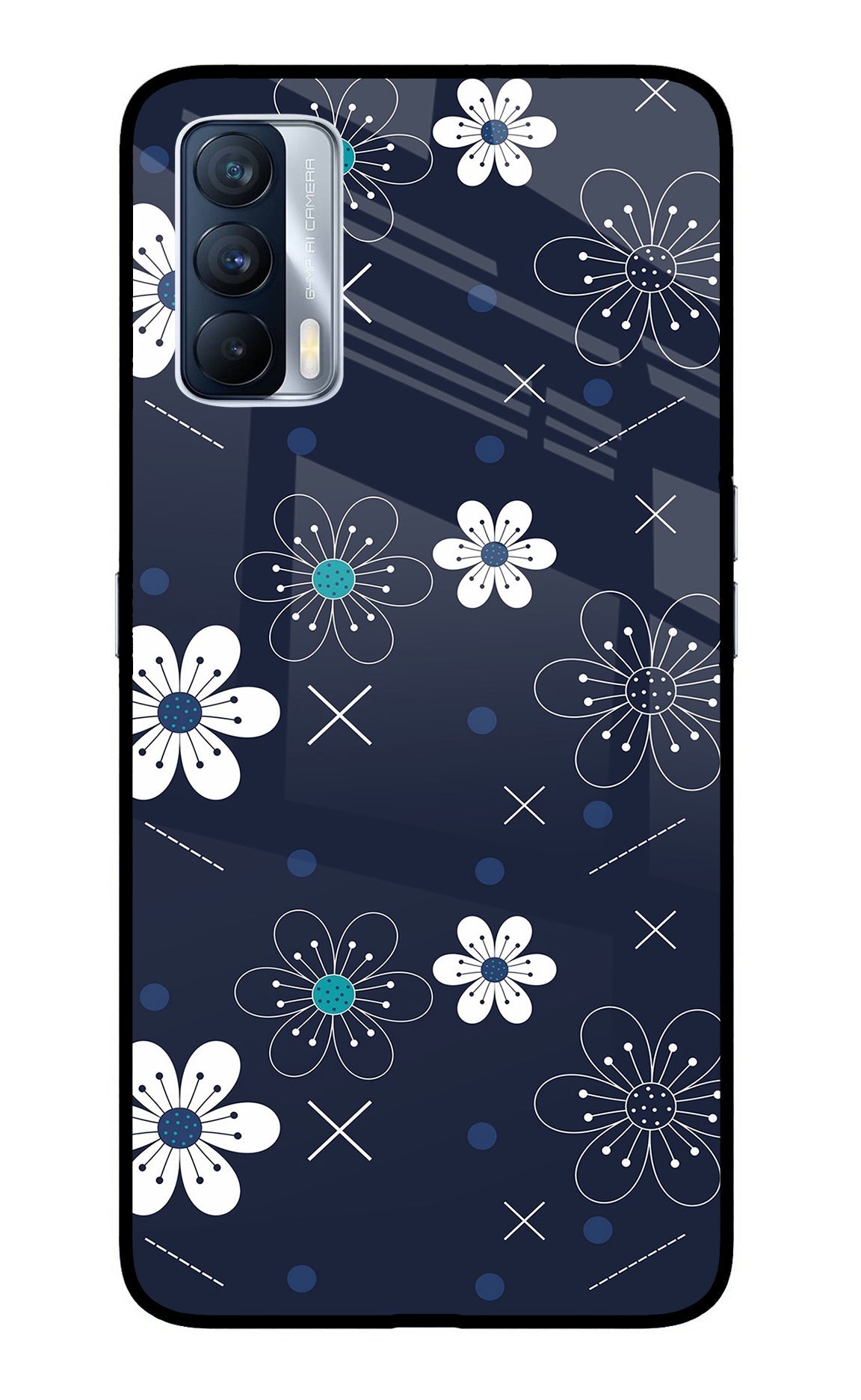 Flowers Realme X7 Back Cover