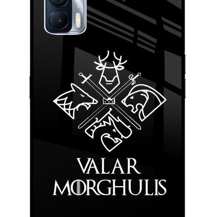 Valar Morghulis | Game Of Thrones Realme X7 Glass Case Back Cover by Casekaro