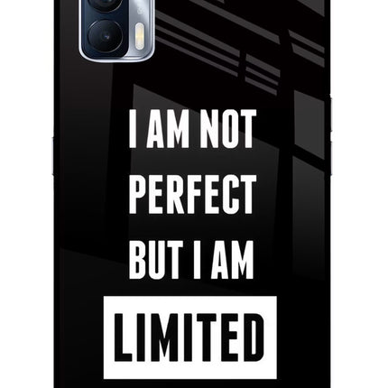 I Am Not Perfect But I Am Limited Edition Realme X7 Glass Case Back Cover by Casekaro