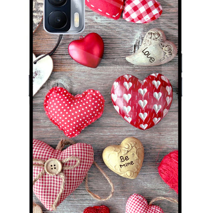 Love Wallpaper Realme X7 Glass Case Back Cover by Casekaro