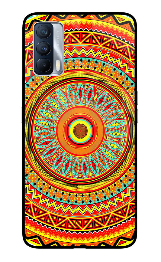 Mandala Pattern Realme X7 Glass Case