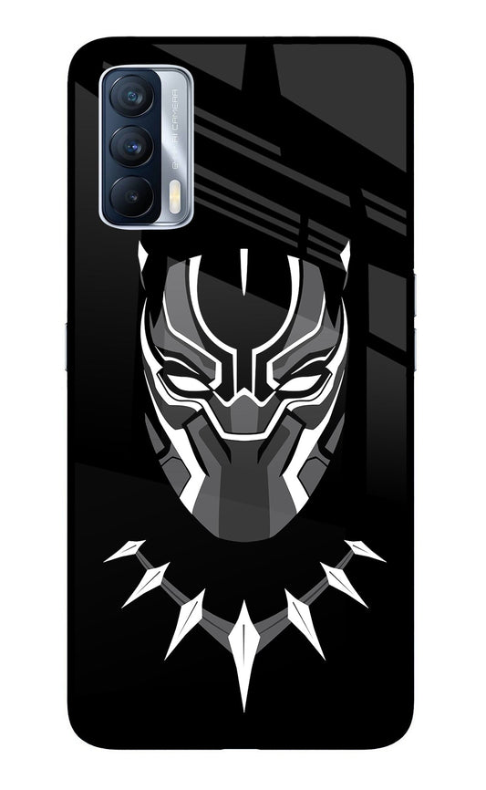 Black Panther Realme X7 Glass Case