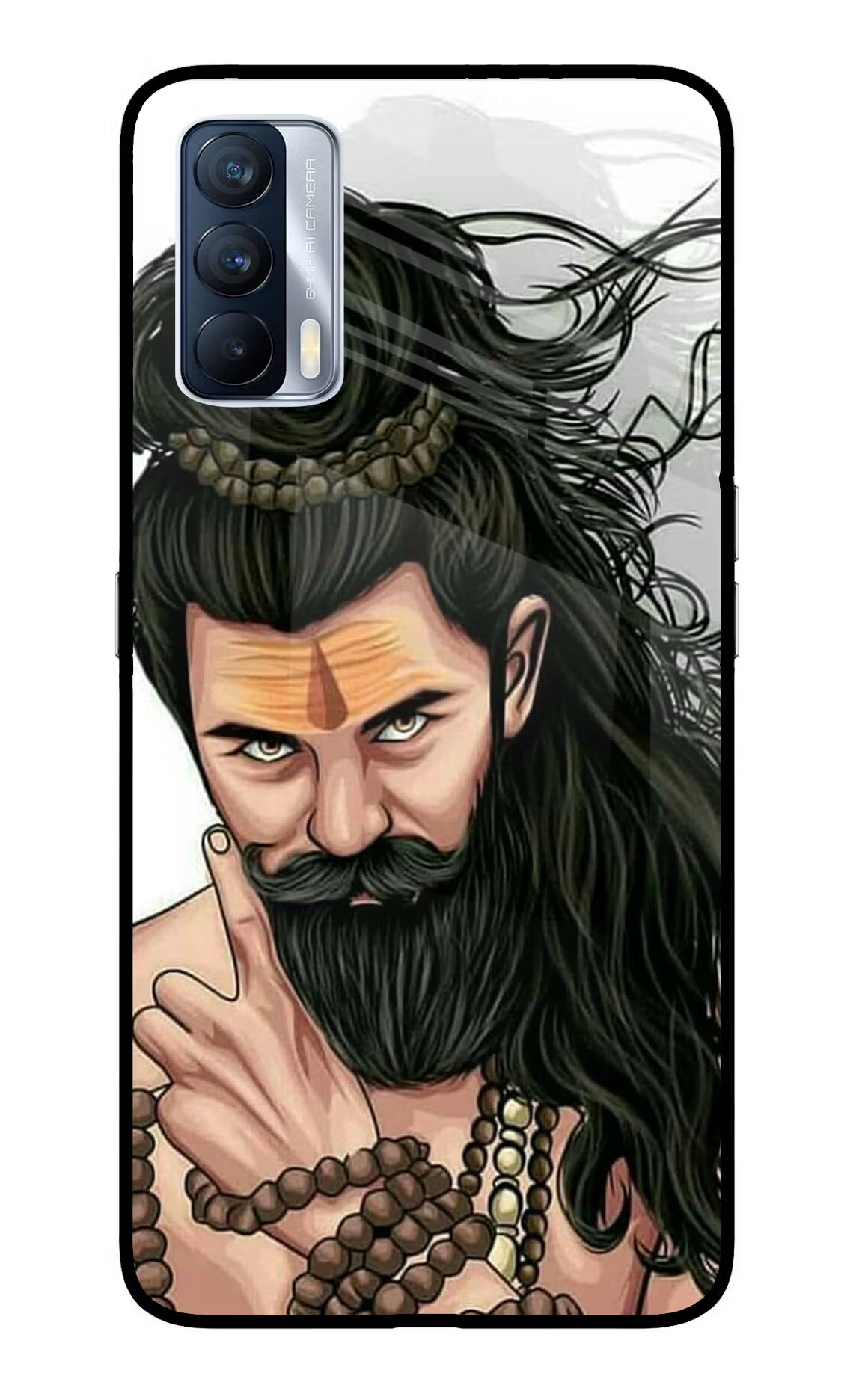 Mahadev Realme X7 Glass Case Back Cover by Casekaro