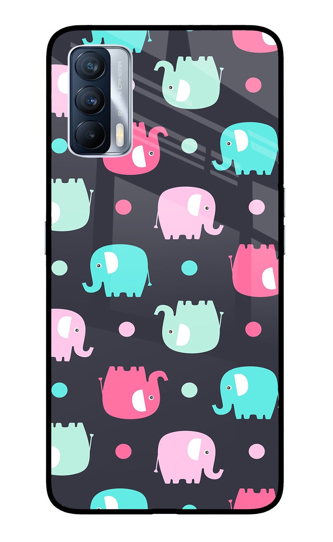 Elephants Realme X7 Back Cover