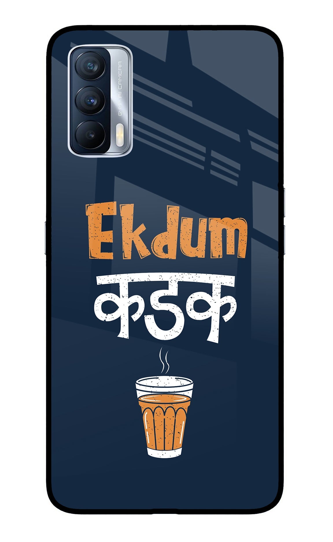 Ekdum Kadak Chai Realme X7 Glass Case