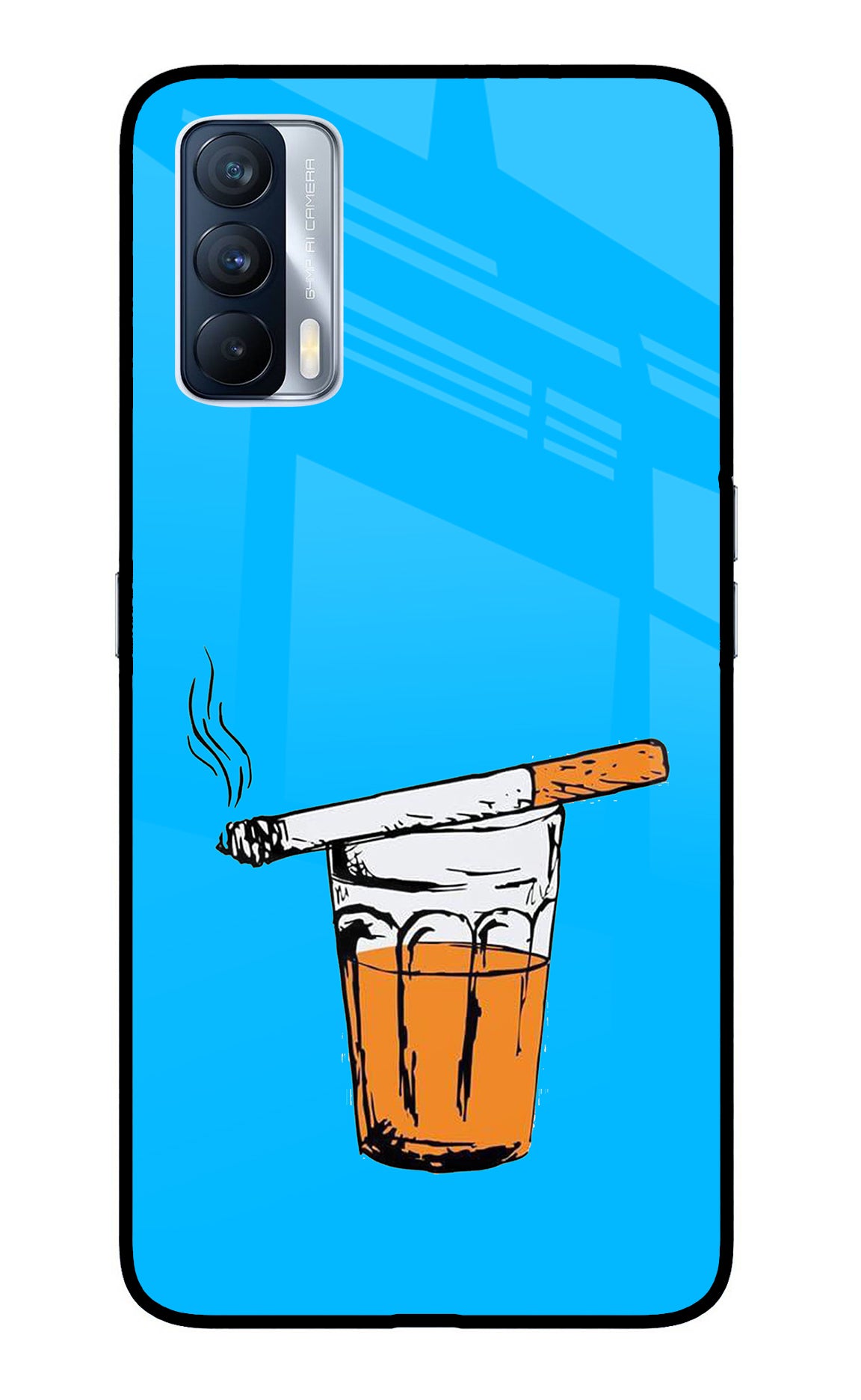 Chai Sutta Realme X7 Glass Case