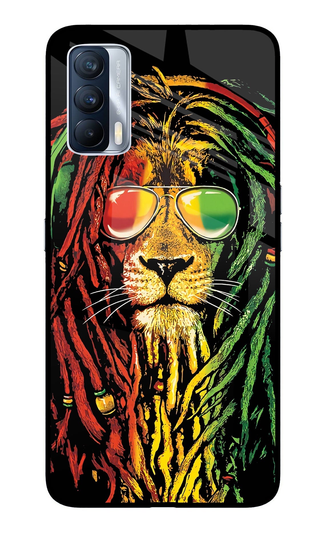 Rasta Lion Realme X7 Back Cover