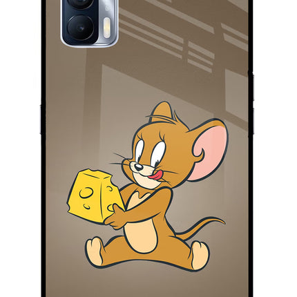 Jerry Realme X7 Glass Case Back Cover by Casekaro