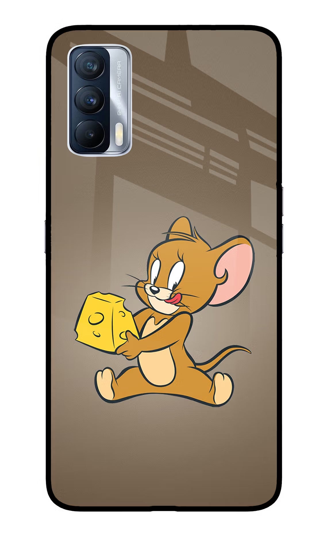 Jerry Realme X7 Glass Case Back Cover by Casekaro