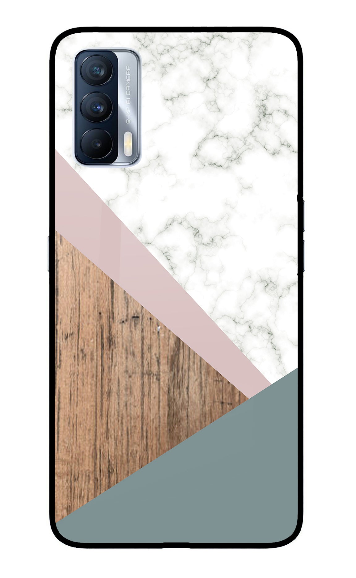 Marble wood Abstract Realme X7 Back Cover