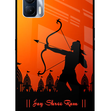 Lord Ram - 4 Realme X7 Glass Case Back Cover by Casekaro