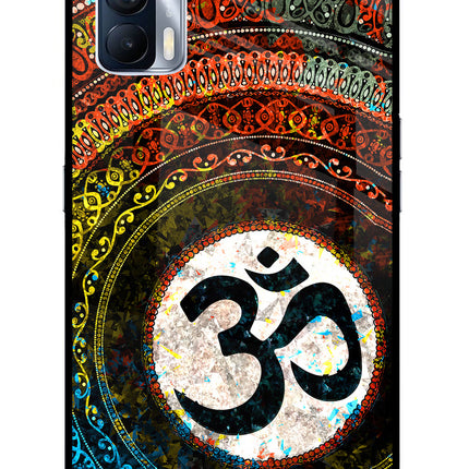 Om Cultural Realme X7 Glass Case Back Cover by Casekaro