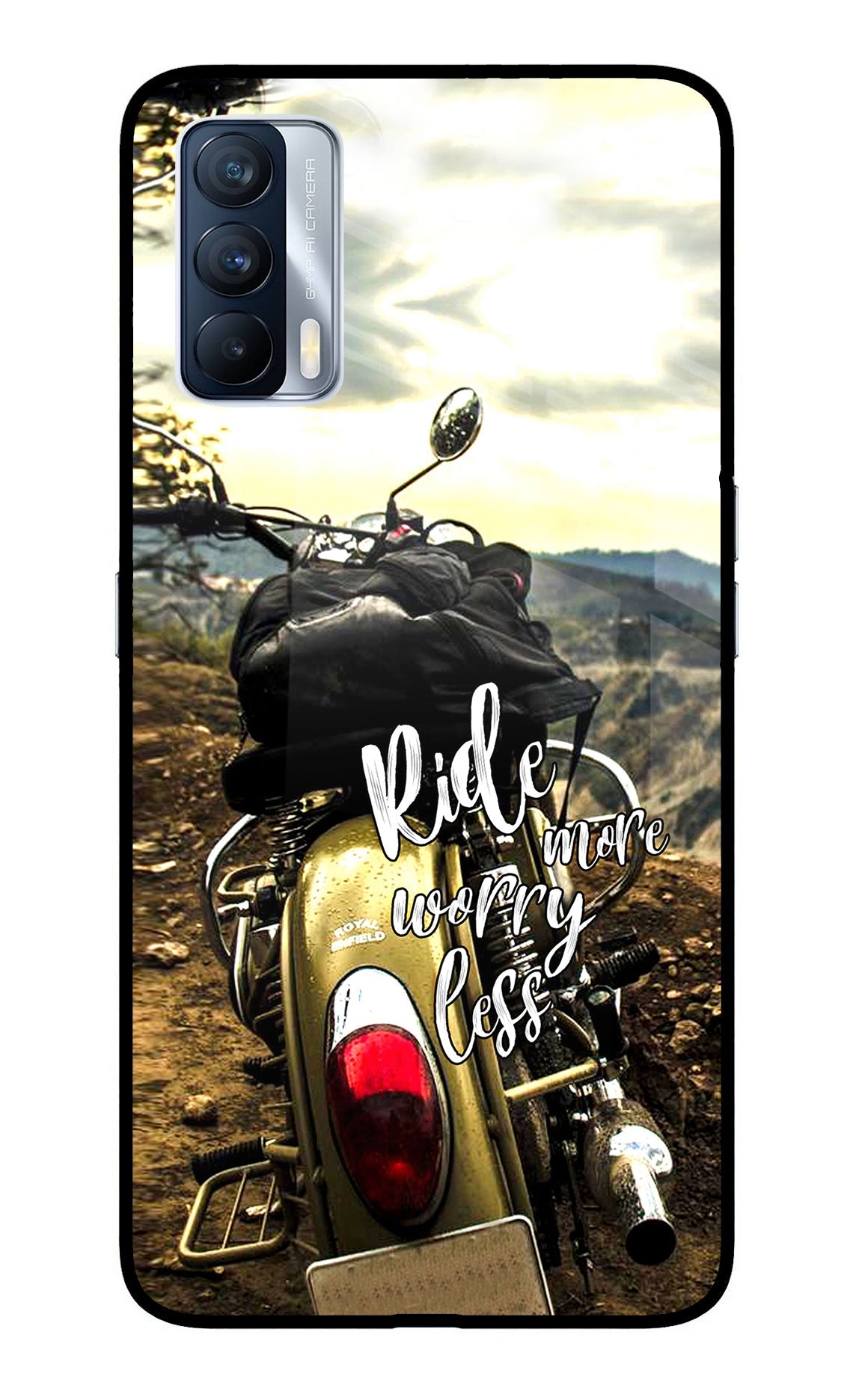 Ride More Worry Less Realme X7 Back Cover