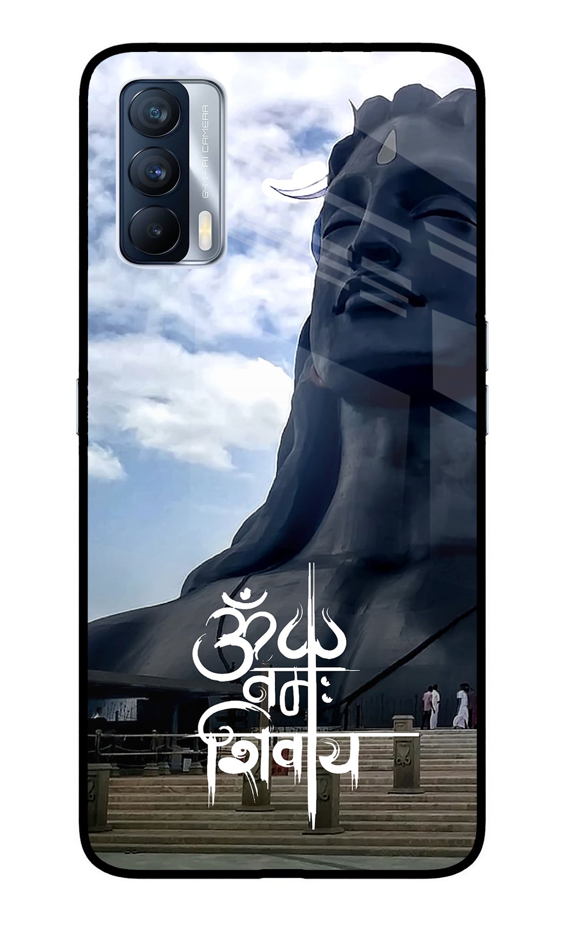 Om Namah Shivay Realme X7 Glass Case