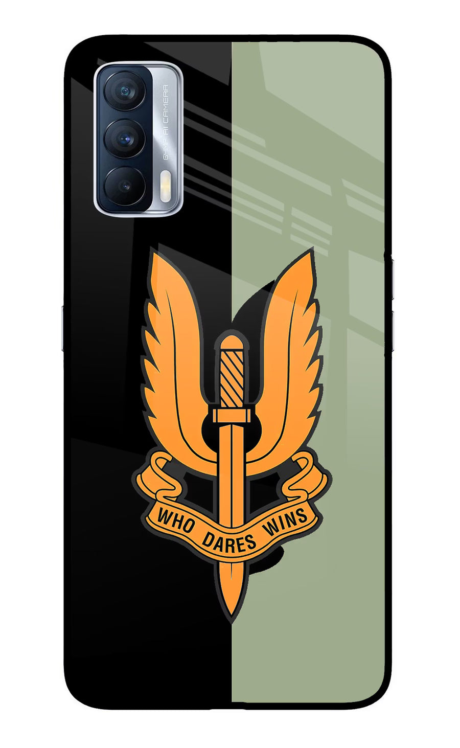 Balidan Logo Realme X7 Back Cover, Glass case