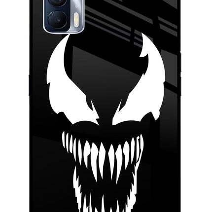 Venom Realme X7 Glass Case Back Cover by Casekaro