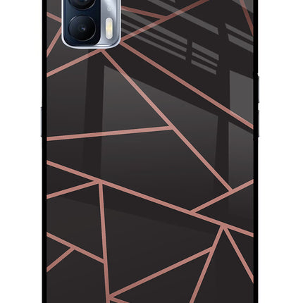 Geometric Pattern Realme X7 Glass Case Back Cover by Casekaro