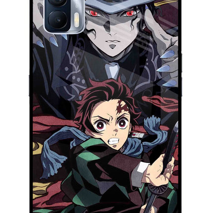 Demon Slayer Realme X7 Glass Case Back Cover by Casekaro