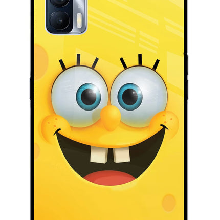 Sponge 1 Realme X7 Glass Case Back Cover by Casekaro