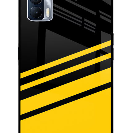 Yellow Shades Realme X7 Glass Case Back Cover by Casekaro