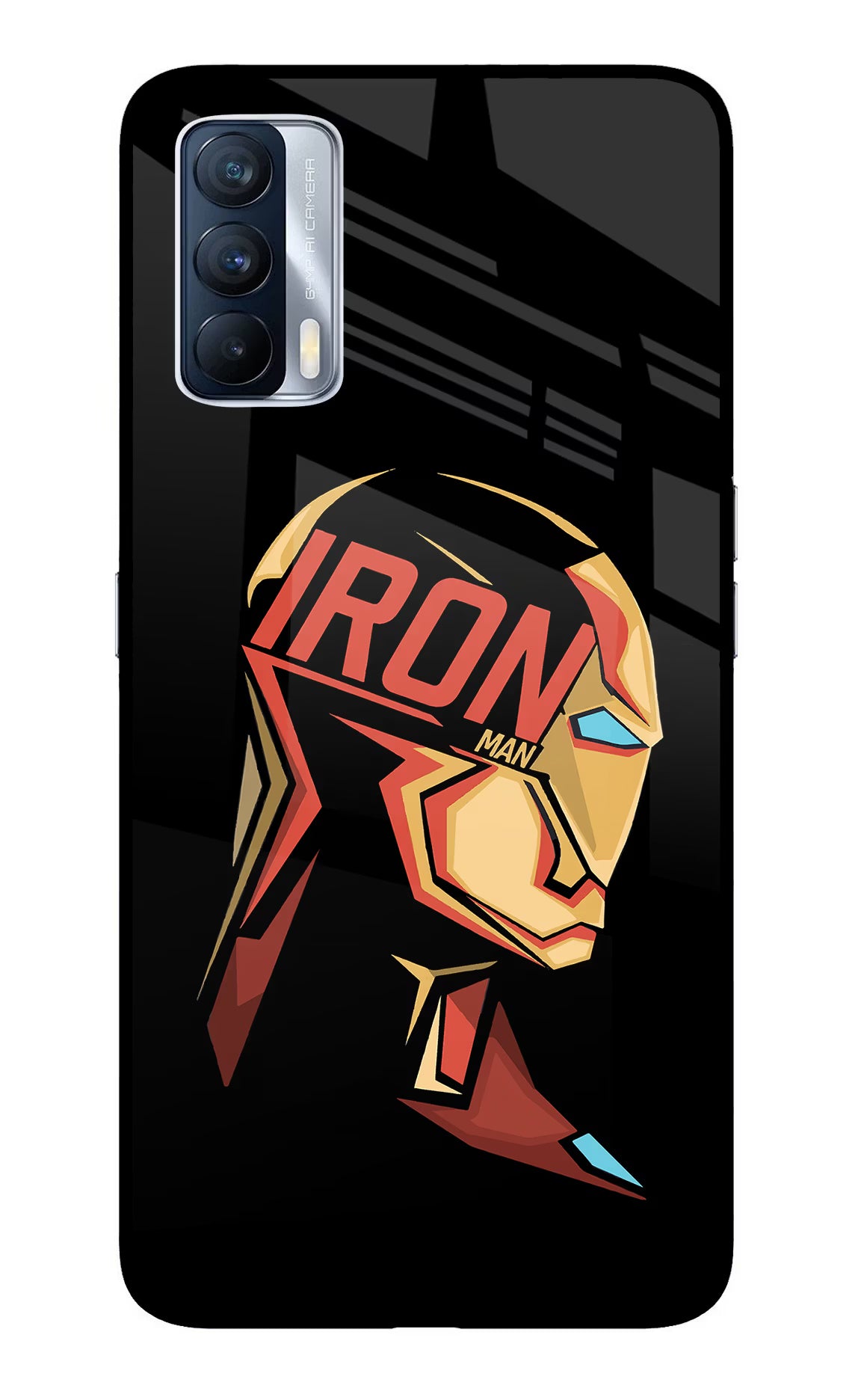 IronMan Realme X7 Glass Case Back Cover by Casekaro