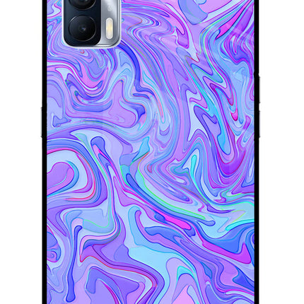 Glitter Realme X7 Glass Case Back Cover by Casekaro