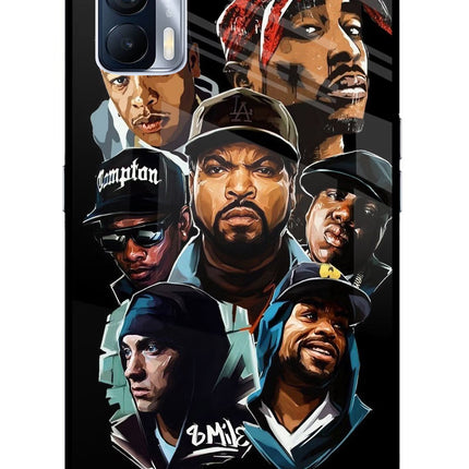 Rappers Realme X7 Glass Case Back Cover by Casekaro
