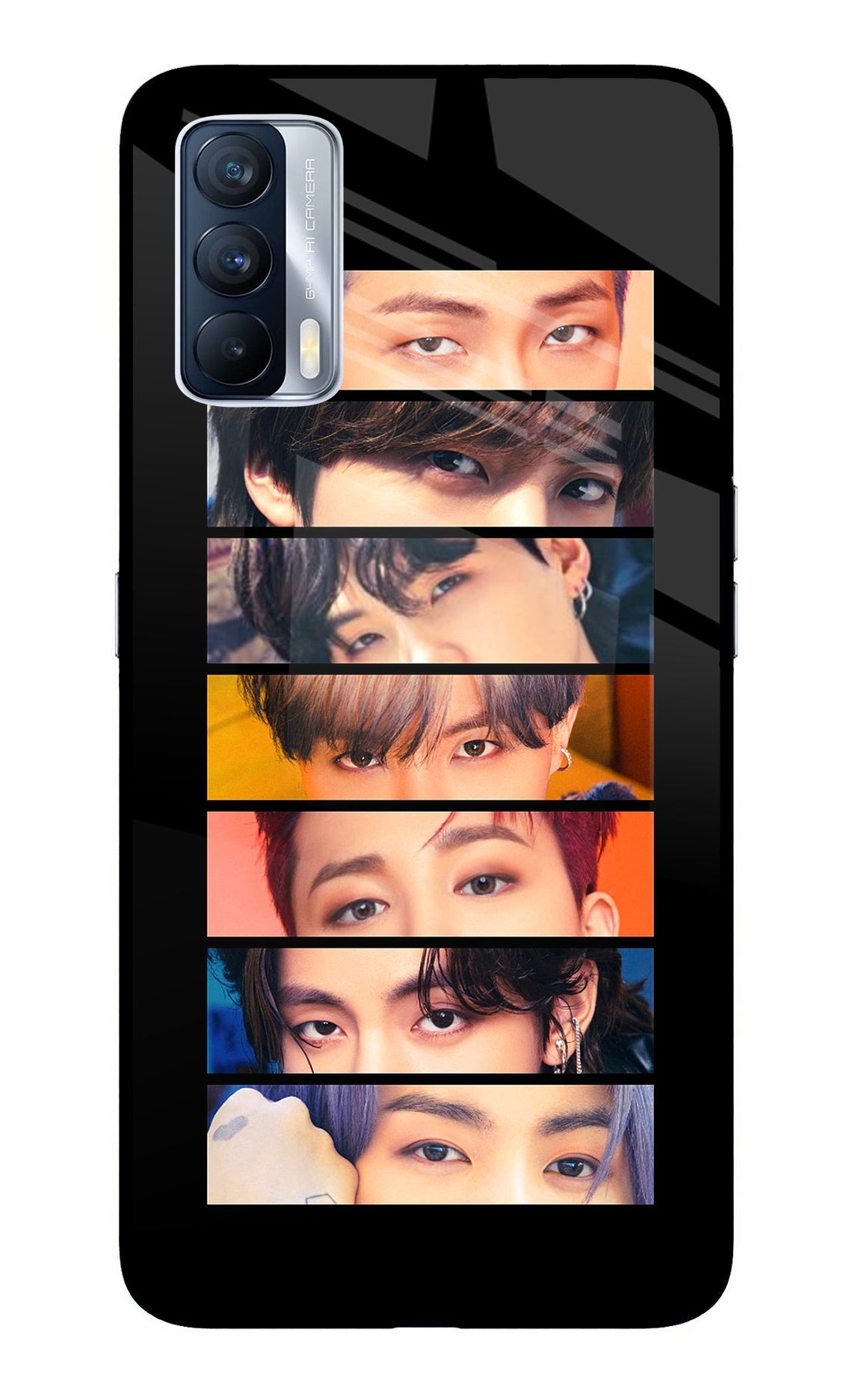 BTS Eyes Realme X7 Back Cover