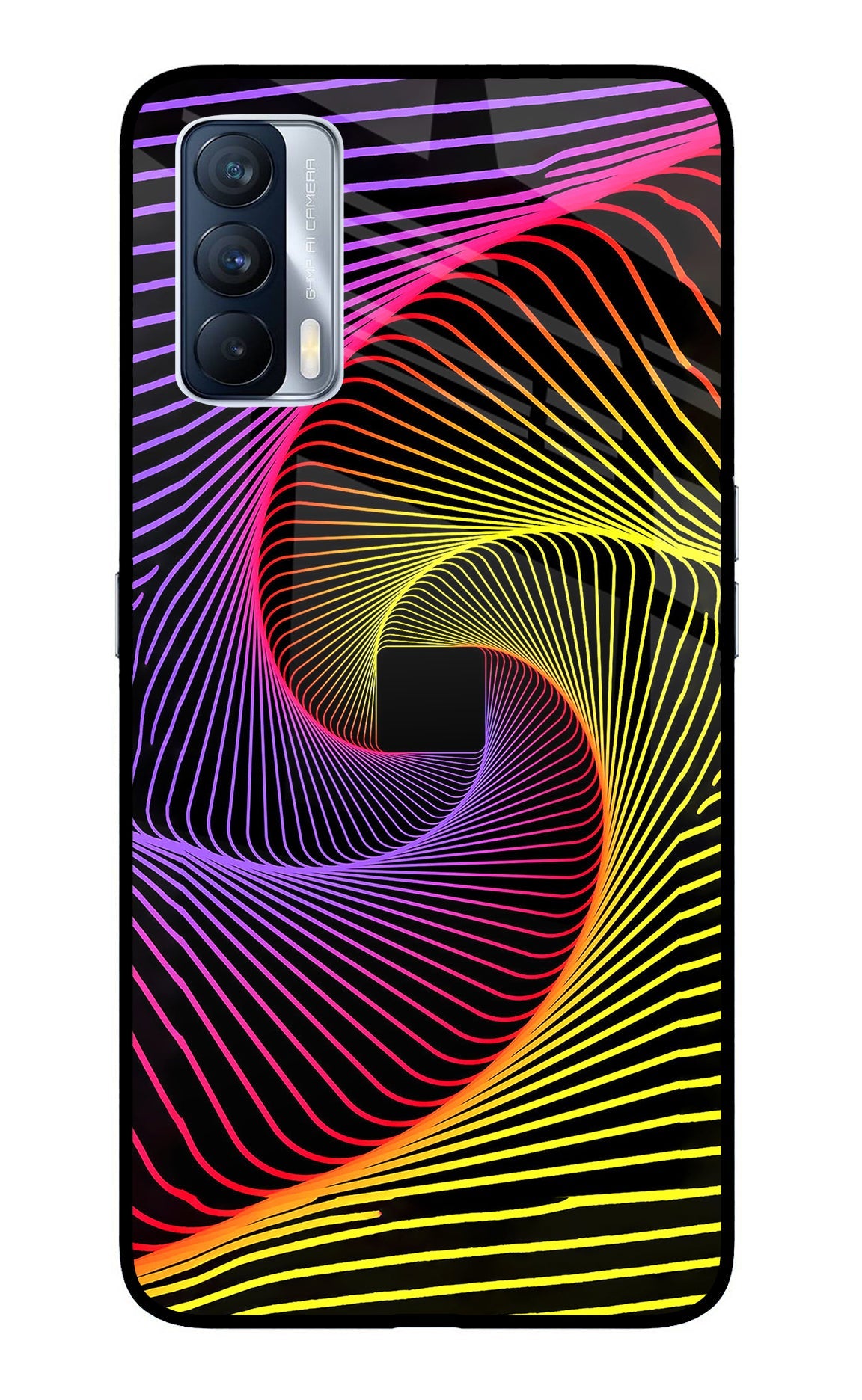 Colorful Strings Realme X7 Back Cover