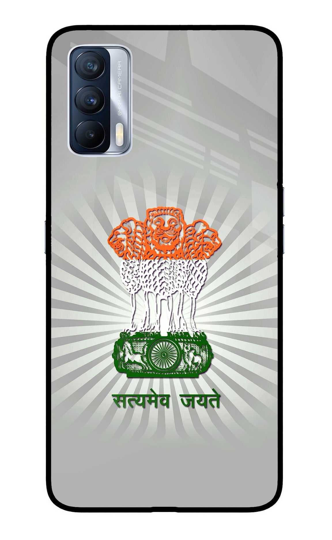 Satyamev Jayate Art Realme X7 Glass Case