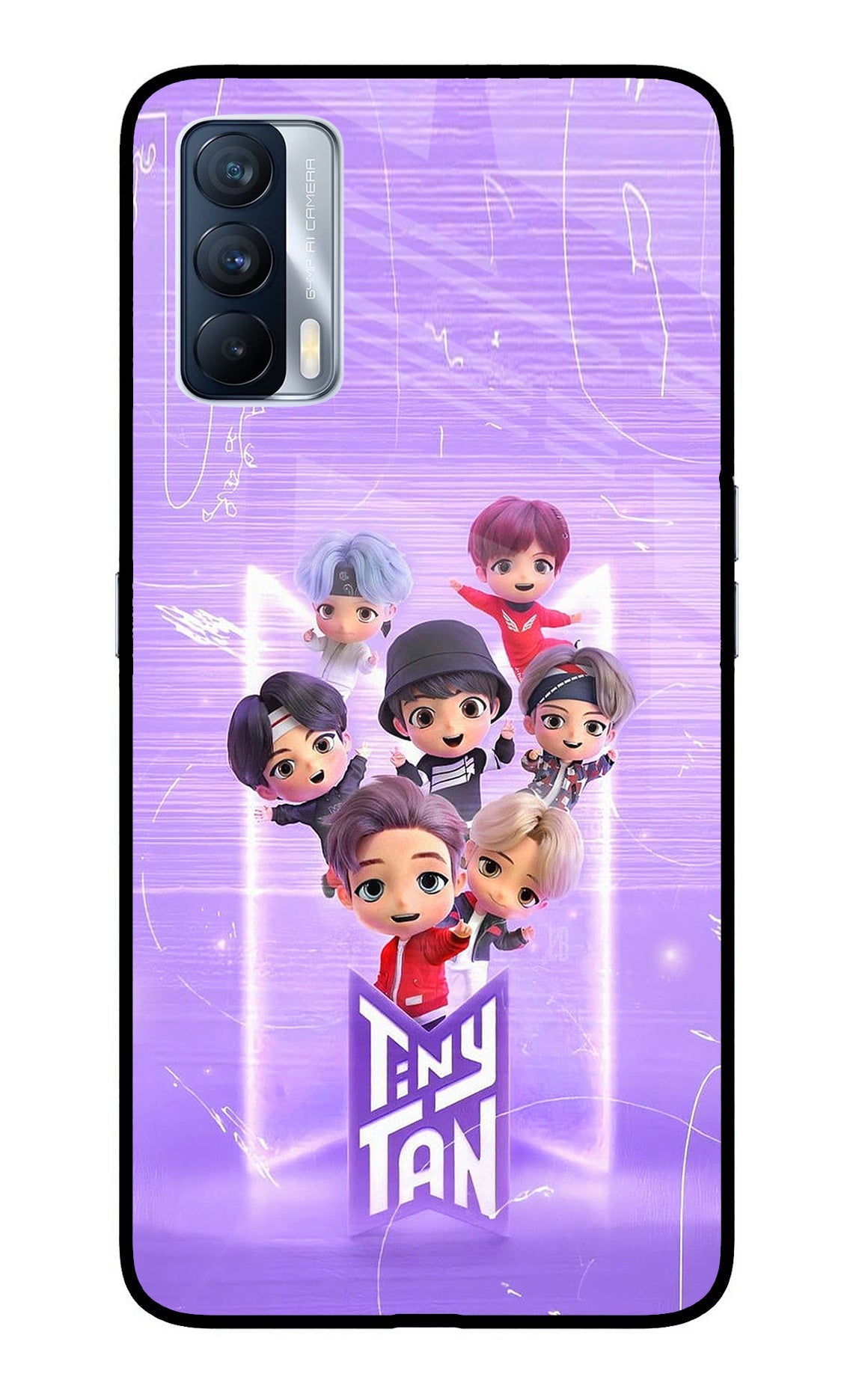 BTS Tiny Tan Realme X7 Back Cover