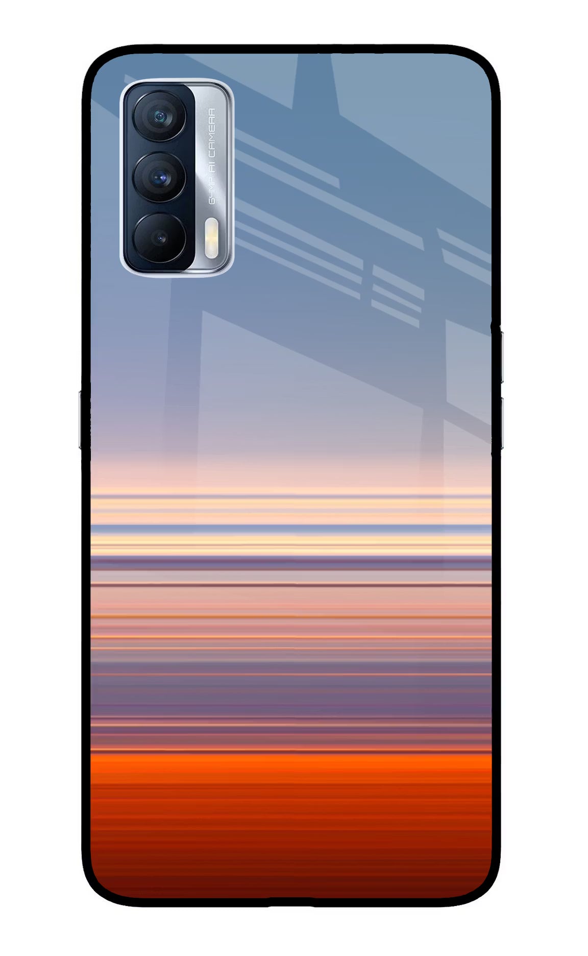 Morning Colors Realme X7 Glass Case Back Cover by Casekaro