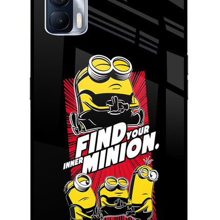 Find your inner Minion Realme X7 Glass Case Back Cover by Casekaro