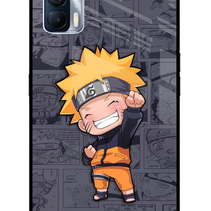 Chota Naruto Realme X7 Glass Case Back Cover by Casekaro
