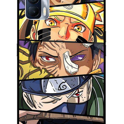 Naruto Character Realme X7 Glass Case Back Cover by Casekaro