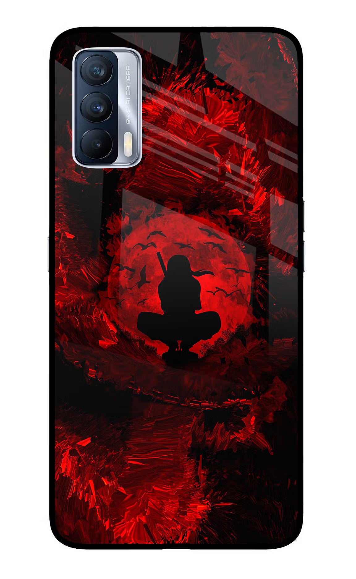 Itachi Uchiha Realme X7 Glass Case Back Cover by Casekaro