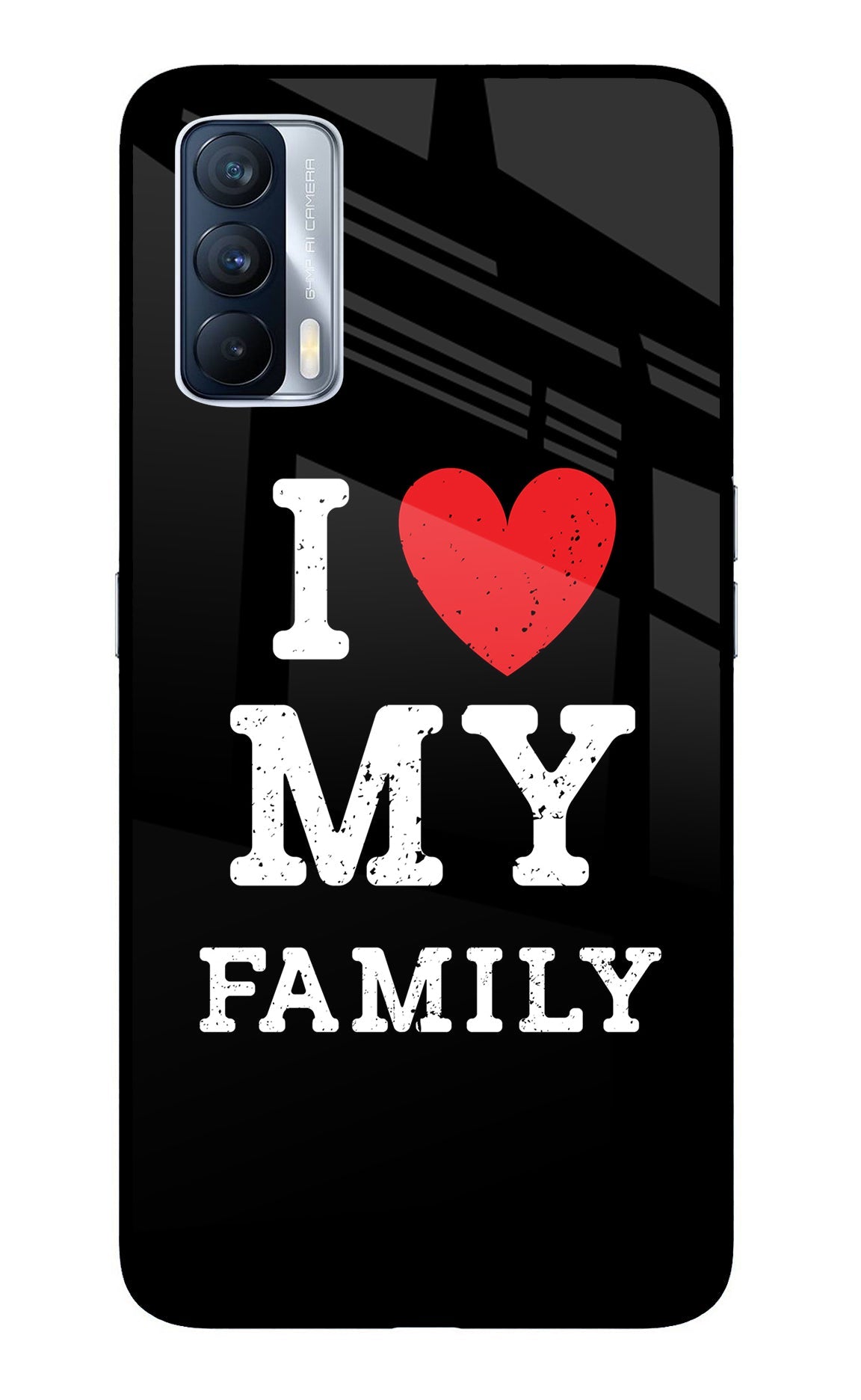 I Love My Family Realme X7 Back Cover