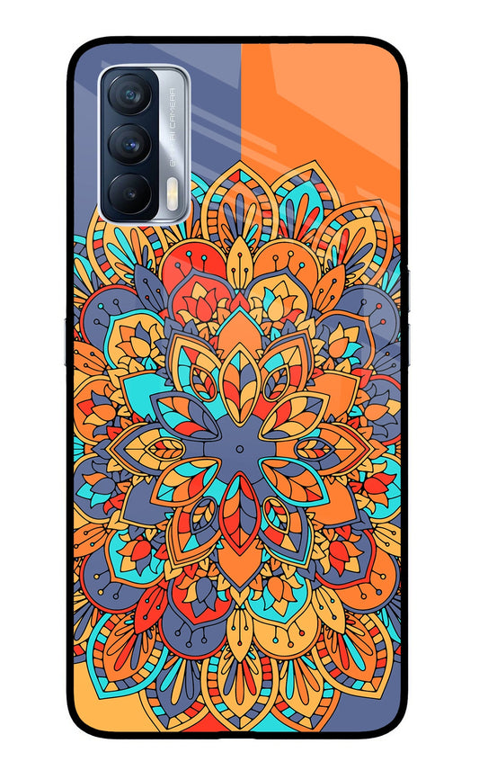 Color Mandala Realme X7 Glass Case